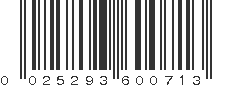 UPC 025293600713