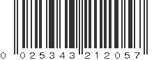 UPC 025343212057