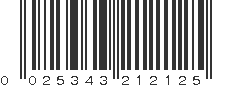 UPC 025343212125