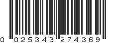 UPC 025343274369