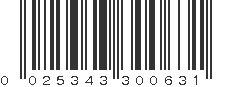 UPC 025343300631