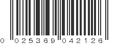 UPC 025369042126