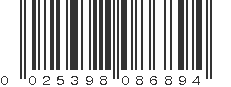 UPC 025398086894