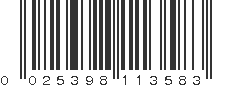 UPC 025398113583