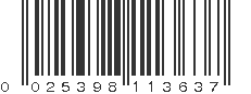 UPC 025398113637