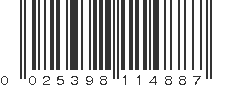 UPC 025398114887