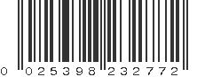 UPC 025398232772