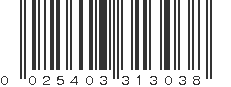 UPC 025403313038