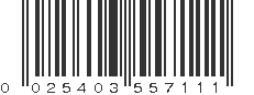 UPC 025403557111