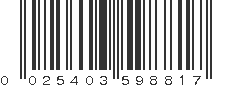 UPC 025403598817