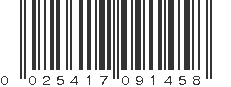 UPC 025417091458