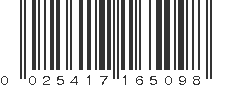 UPC 025417165098