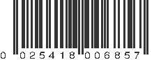 UPC 025418006857