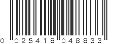 UPC 025418048833