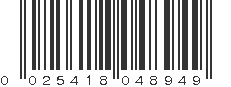 UPC 025418048949