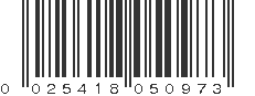 UPC 025418050973