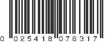 UPC 025418076317