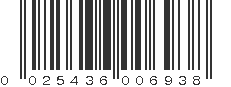 UPC 025436006938