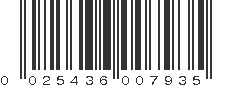 UPC 025436007935