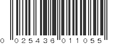 UPC 025436011055