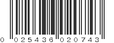 UPC 025436020743