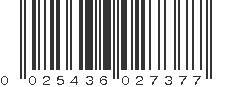 UPC 025436027377