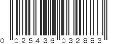 UPC 025436032883