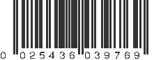 UPC 025436039769