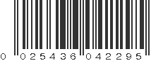 UPC 025436042295