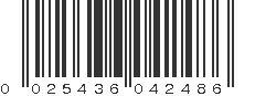 UPC 025436042486