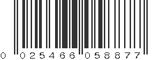 UPC 025466058877