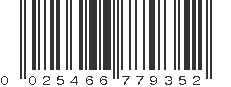 UPC 025466779352