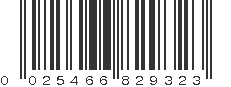 UPC 025466829323