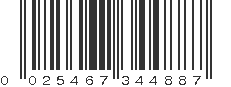 UPC 025467344887