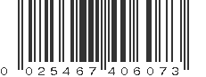 UPC 025467406073