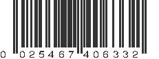 UPC 025467406332