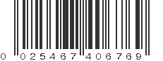 UPC 025467406769