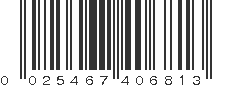 UPC 025467406813