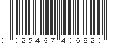 UPC 025467406820