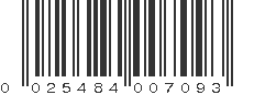 UPC 025484007093