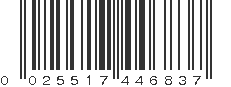 UPC 025517446837