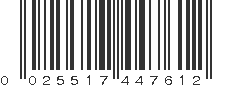 UPC 025517447612