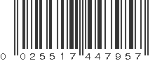 UPC 025517447957