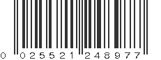 UPC 025521248977