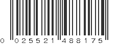 UPC 025521488175