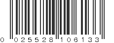 UPC 025528106133