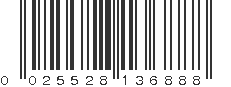 UPC 025528136888