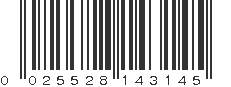 UPC 025528143145