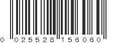 UPC 025528156060