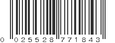 UPC 025528771843